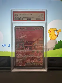PSA 8 Mew Black Star Promo #053 Pokemon 151 ENGLISH 2023 Ultra Prem. Collection - Image 1