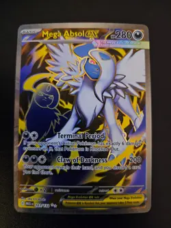 2025 Pokemon Mega Evolution #161/132 Mega Absol ex Ultra Rare Full Art NM - Image 1