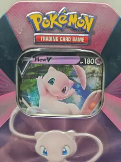 Pokemon TCG Mew V Forces Tin - New & Factory Sealed - 4 packs + Holo Promo - Image 2