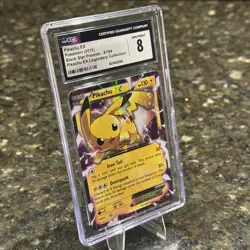 Pikachu EX XY84 XY Legendary Collection Black Star Promo Pokemon CGC 8 - Image 2