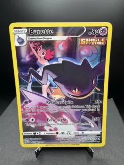 Pokemon TCG SWSH Lost Origin Banette TG07/TG30 Gallery Full Art Holo NM! - Image 1