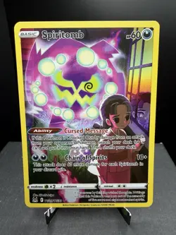 Pokemon TCG SWSH Lost Origin Spiritomb TG09/TG30 Trainer Gallery Full Art NM - Image 1