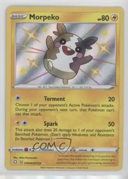Shiny Holo - Morpeko Pokemon Sword & Shield Shining Fates Vault #SV044 - Image 1