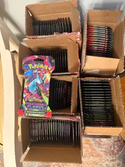 Pokemon TCG ME02 Phantasmal Flames Case Of (144) Sleeved Packs - Image 1