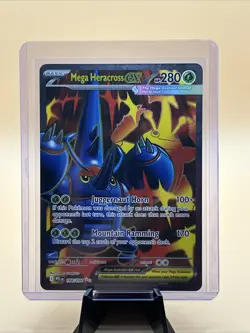 Pokemon TCG Mega Heracross ex 108/094 Me02: Phantasmal Flames Holo Ultra Rare - Image 1