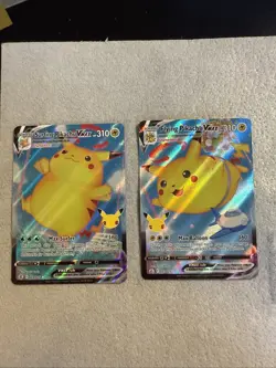 Pokemon Celebrations Surfing Pikachu VMAX and Flying Pikachu VMAX Lot - Image 1
