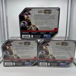 Pokemon TCG Scarlet&Violet Paldean Fates Collector Tin Set (3 Of Them) (Sealed) - Image 2