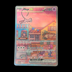 Mew EX Pokemon Scarlet & Violet 151 Black Star Promo 053 - Image 1
