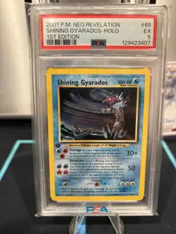 Pokemon TCG Shining Gyarados Holo Neo Revelation FIRST EDITION - Image 1