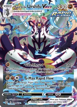 Pokemon Rapid Strike Urshifu VMAX 170/163 Alternate Secret Rare Battle NM/Mint - Image 1