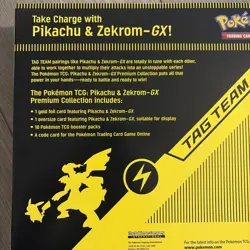 Pokemon Pikachu & Zekrom GX Tag Team Premium Collection Sealed Evolving Skies - Image 5