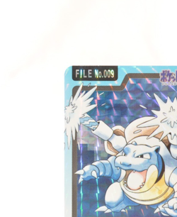 Pokemon Blastoise File No.009 Bandai Carddass Pocket Monsters Japanese Excellent - Image 3