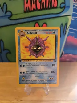 1x Cloyster - 32/62 - Uncommon - 1st Edition Lightly Played Pokemon G1 - Fossil - Image 1
