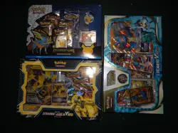 Pokemon LOT of 3 Promo Box Sets OPEN BOX Complete NO PACKS Lucario Zacian Zeraor - Image 1