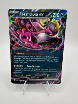 Fezandipiti ex 038/064 - Shrouded Fable- Double Rare Holo - Pokemon TCG - Image 1