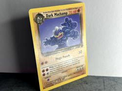 Pokemon Dark Machamp Regular Rare 27/82 Team Rocket HP/MP - Image 3