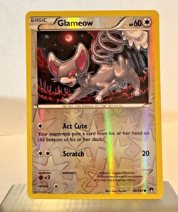 Glameow - 93/122 - Reverse Holo - XY Breakpoint - NM/M - Pokemon TCG - Image 1