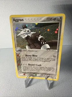 Pokemon Aggron 2/92 Moderate Play Holo EX Legend Maker - Image 1