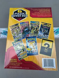 2018 Pokemon 6 Pack Power Box Lightning Edition Sealed Rare - Image 2