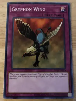 YuGiOh Gryphon Wing - OP15-EN013 - Common - Unlimited Edition Near Mint - Image 1