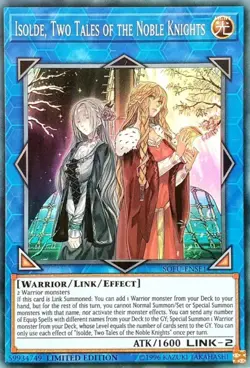 Yugioh! HP Isolde, Two Tales of the Noble Knights - SOFU-ENSE1 - Super Rare - Li - Image 1