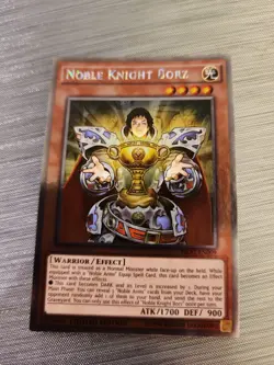 Yu-Gi-Oh! TCG Noble Knight Borz NKRT-EN009 Limited Edition NM y18 - Image 1