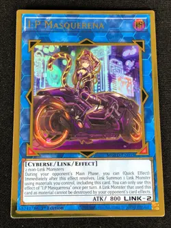 YUGIOH I:P MASQUERENA MGED-EN035 1ST GOLD (NM) - Image 1