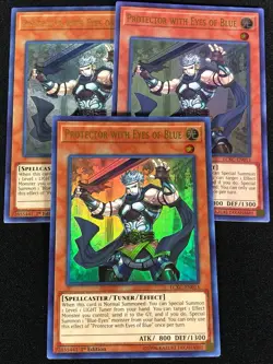 Yugioh Protector With Eyes of Blue LCKC-EN013 1ST ULTRA x3 (NM) - Image 1