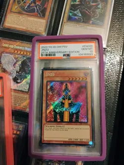 Yu-Gi-Oh Jinzo PSV-EN000 Secret Rare 25th Anniversary PSA 10 Gem Mint - Image 2