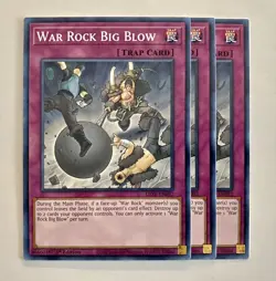 Yugioh! 3x War Rock Big Blow LIOV-EN092 Common 1st ed NM - Image 1