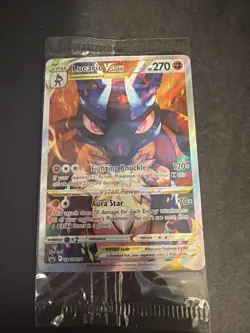 Pokemon TCG Sword & Shield SWSH291 Lucario VSTAR SEALED Promo Card - Image 1