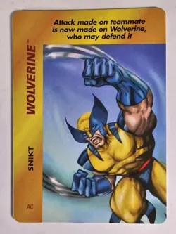WOLVERINE 5 card LOT : Marvel OVERPOWER 1995 Wolverine Heal, Snikt, Berserk At - Image 4