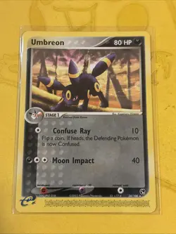 Pokemon TCG Umbreon EX Sandstorm Card 24/100 Regular Rare - Image 1