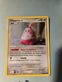 [NM] Happiny 14/17 Cosmos Holofoil Pop 8 Rare Pokemon Card 2008 Promo - Image 1