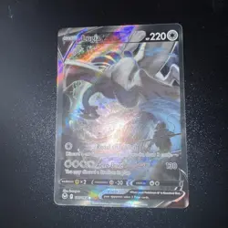Pokemon TCG Lugia v Alt Art 186/195 Silver Tempest Card, Near Mint Condition - Image 3