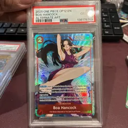 BOA HANCOCK OP12-014 ALT ART LEGACY OF THE MASTER - ONE PIECE CARD GAME PSA 10 - Image 1