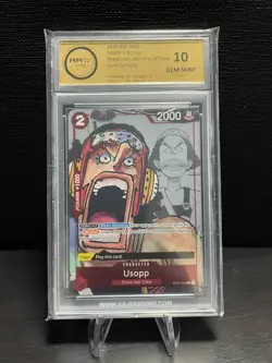 Usopp ST01-002 Premium Card Collection 25th Edition AA-Grading 10 Gem Mint - Image 1