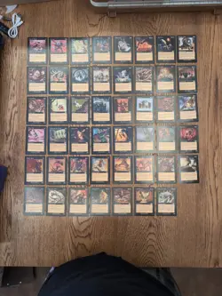 Magic The Gathering Urzas Saga 47 Black Cards M/NM - Image 1