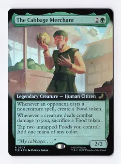 The Cabbage Merchant Extended Foil MTG Avatar: The Last Airbender: Eternal-Legal - Image 1