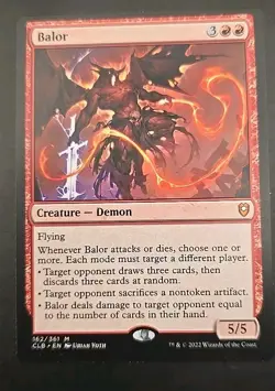 Balor Commander Legends: Battle for Baldur's Gate MTG Regular Lightly Played - Image 1