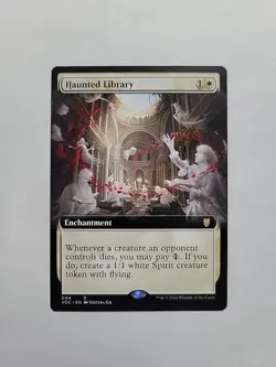 MTG - Haunted Library (Extended Art) VOC Regular Rare #044 - Image 1