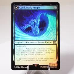 Cecil, Dark Knight 91 Foil Final Fantasy FIN MTG NM See Video - Image 1