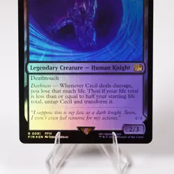 Cecil, Dark Knight 91 Foil Final Fantasy FIN MTG NM See Video - Image 4
