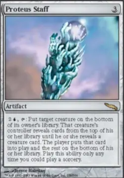 1x Proteus Staff Heavy Play MTG Magic - Kid Icarus - - Image 1