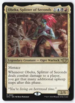 Obeka, Splitter of Seconds R Outlaws of Thunder Junction 222 NM - Image 1
