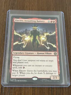 1x MTG Electro, Assaulting Battery SPM Rare! NM Mint! Ships Fast! - Image 1