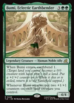 Bumi, Eclectic Earthbender Avatar: The Last Airbender: Eternal-Legal NM MTG Non- - Image 1