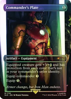 Commander's Plate Foil Marvel Secret Lair NM MTG - Image 1