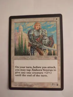 MTG Alaborn Veteran Portal Second Age Regular Rare - Image 1