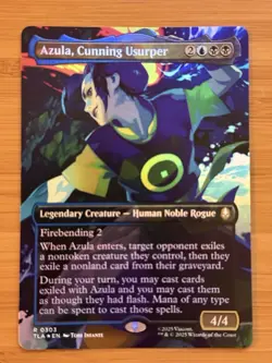 Azula, Cunning Usurper - #303 Borderless Foil - Avatar - MTG TLA NM - Image 1